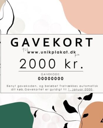 Gavekort På 2000 Kr  Print Selv