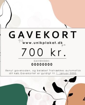 Gavekort På 700 Kr  Print Selv