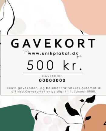 Gavekort På 500 Kr  Print Selv