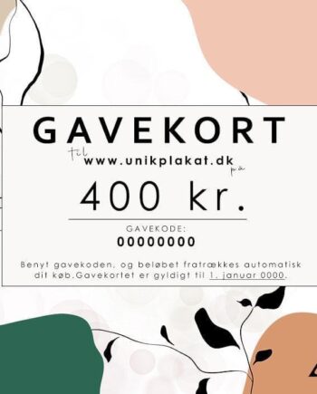 Gavekort På 400 Kr  Print Selv