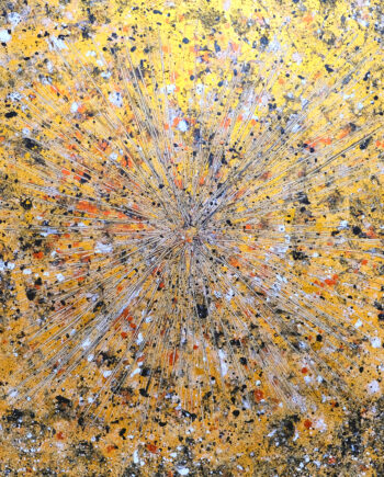 Golden Explosion Af Jacob Lund Art