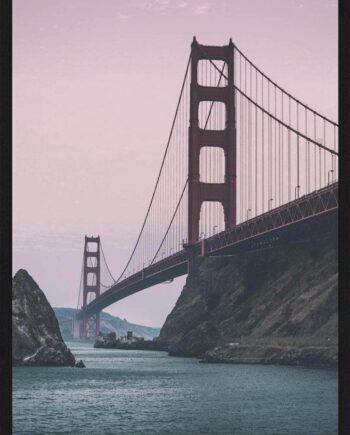 Golden Gate Fra Søsiden Plakat