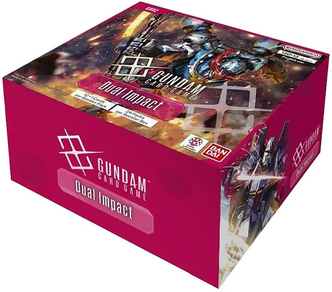Gundam Card Game Gd02: Dual Impact Booster Box  Display  24 Packs