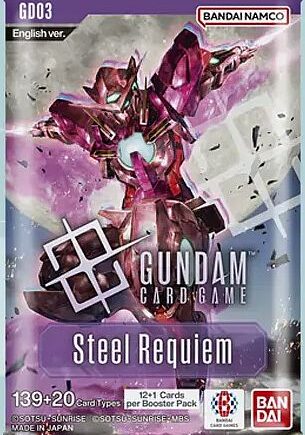 Gundam Card Game Gd03: Steel Requiem Booster Pack