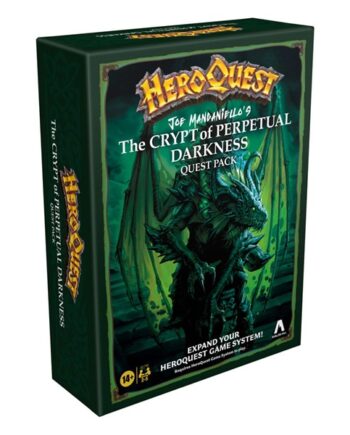 Heroquest Game System  Engelsk  Avalon Hill : The Crypt Of Perpetual Darkness Quest Pack Expansion