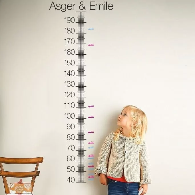 Pile Til Højdemåler Wallsticker