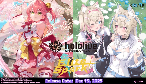 Hololive Official Card Game  Ocg Tcg : Elite Spark Booster Display  Box Med 12 Pakker