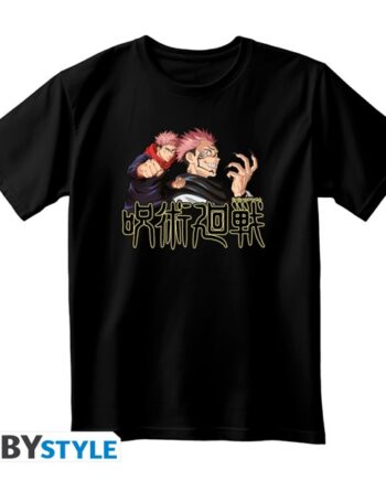 Jujutsu Kaisen Itadori   Sukuna Unisex Black-tshirt Size: Small
