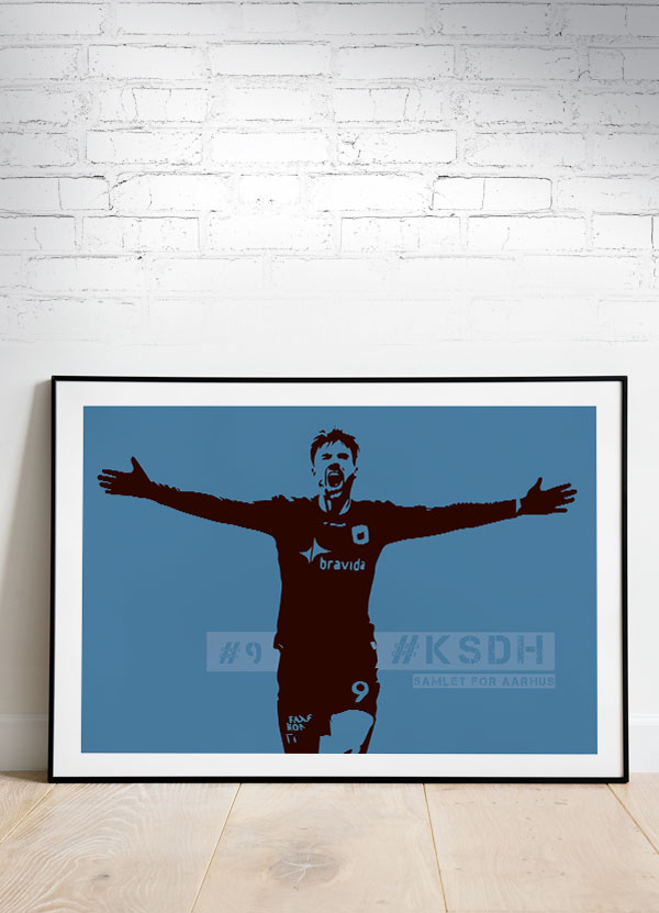 Ksdh Agf-plakat Nr    Vandret Blå 29     21 Cm  A4  Kr  199 -