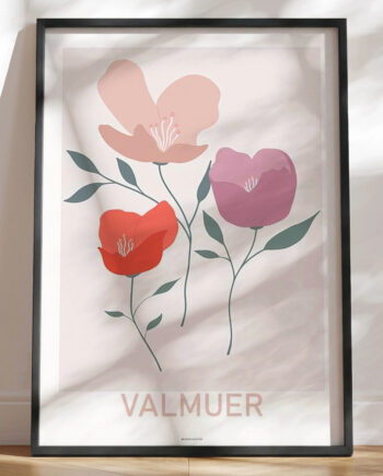 Kunstplakat Med Valmuer