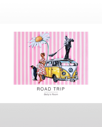Kunstplakat   Quot Road Trip Quot  40   30 Cm
