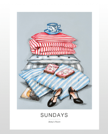 Kunstplakat   Quot Sundays Quot  50   70 Cm