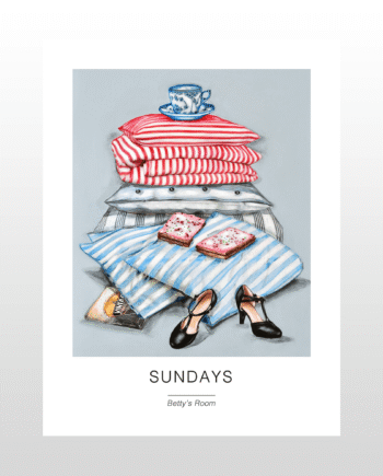 Kunstplakat   Quot Sundays Quot  30   40 Cm