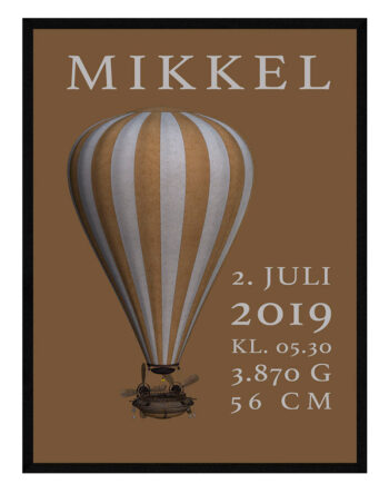 Luftballon Børneplakat Unisex