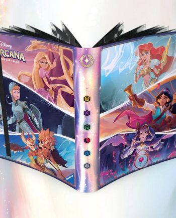 Mappe Disney Lorcana Tcg: Set 09  Fabled : Princesses  -pocket Lorebook Card Portfolio Album  Holder 252 Kort