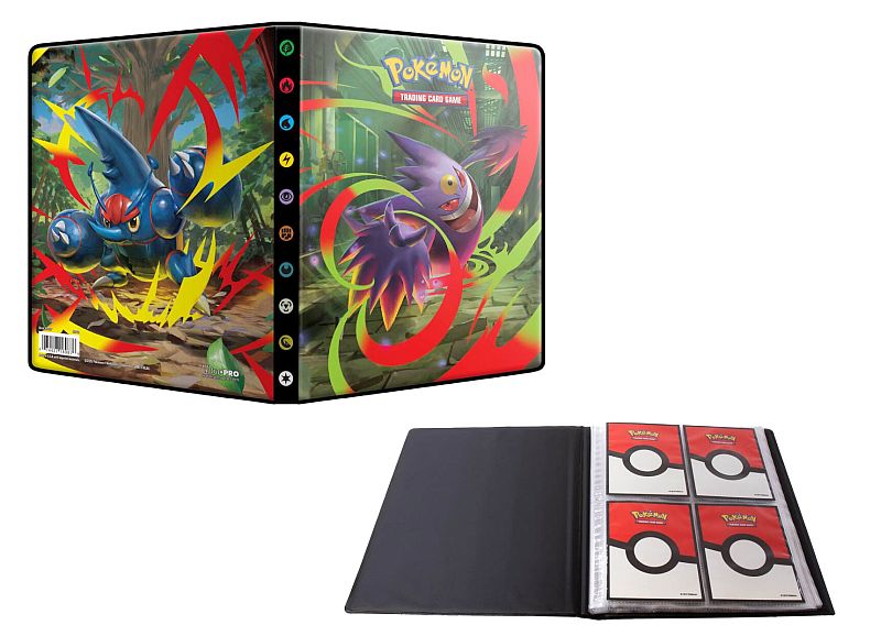 Mappe Pokemon Me02 Mega Evolution: Phantasmal Flames Album -pocket Holder 80 Kort Oversized Kort Ultrapro 16087