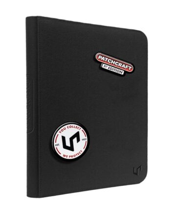 Mappe Zippered  -pocket Pro-binder Patchcraft: Black 18x20  Plads Til 360 Kort  Ultra Pro  16642