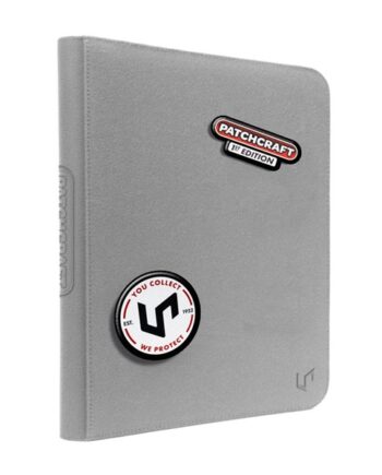 Mappe Zippered  -pocket Pro-binder Patchcraft: Gray 18x20  Plads Til 360 Kort  Ultra Pro  16643
