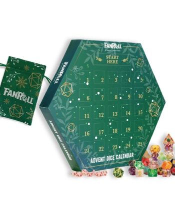 Metallic Dice Games Fanroll Advent Dice Calendar 2025  Terningekalender