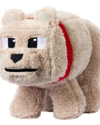 Minecraft Dennis The Wolf Plush Figure 20cm