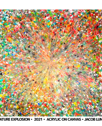 Nature Explosion Poster Af Jacob Lund Art