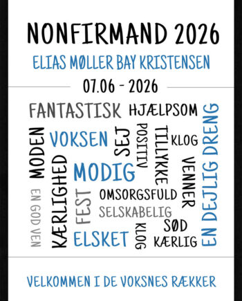Nonfirmand Plakat   Dreng
