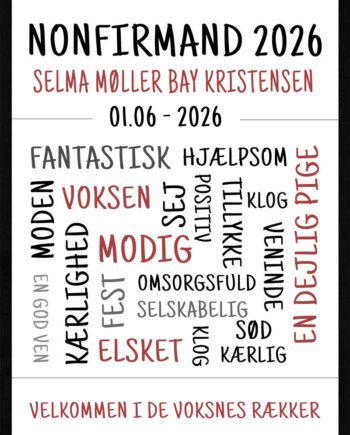 Nonfirmand Plakat   Pige