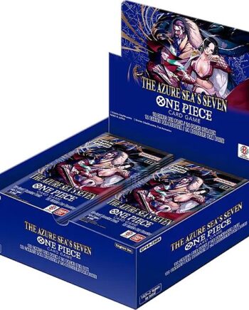 One Piece Card Game: Op14-eb04: The Azure Sea   Seven Booster Display  Box Med 24 Pakker