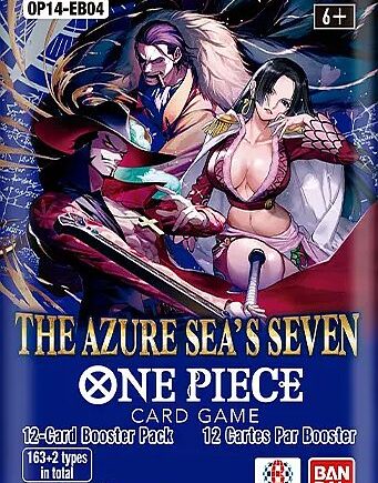 One Piece Card Game: Op14-eb04: The Azure Sea   Seven Booster Pack