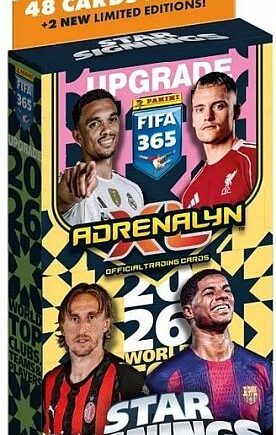 Panini Adrenalyn  : Fifa 365 2026 Upgrade Star Signings Booster Set  Deck  Blister Med 48 Kort   Limited Edition