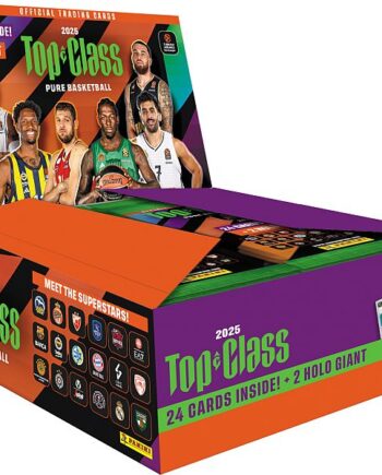 Panini Basketball Top Class: Euroleague 2025 Value Pack  Fat Pack  Booster Display   Box Med 10 Pakker