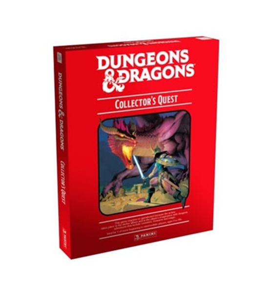 Panini Dungeons Dragons Trading Cards Stickers: Collector Quest Red Box Album 50 Booster Packs