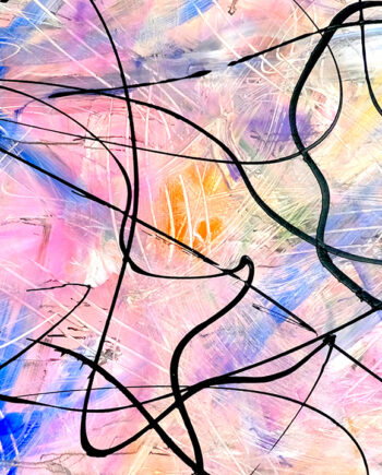 Pink Shadows Af Jacob Lund Art