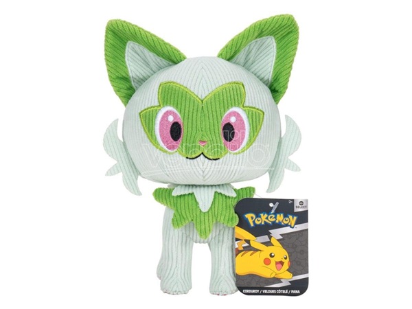 Pok 195 169 Mon: Sprigatito  Select Corduroy  Plush Bamse 20cm