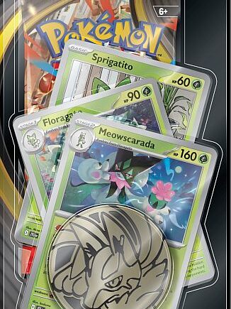 Pokemon Blister Pack  -pack Premium Checklane Blister:   Mega Evolution: Base Set Booster Pakke   Meowscarada Line Promos     195 184 Nt