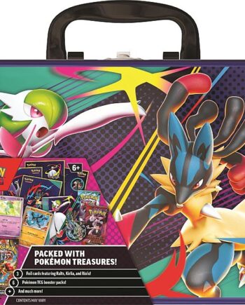 Pokemon Collector   Chest Tin  25 Mega Gardevoir   Lucario