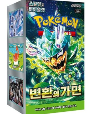 Pokemon Display  Booster Box  Scarlet   Violet Sv6: Mask Of Change  Koreansk  30 Boosters