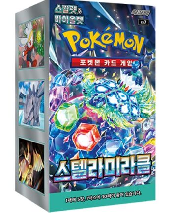 Pokemon Display  Booster Box  Scarlet   Violet Sv7: Stellar Miracle  Koreansk  30 Boosters
