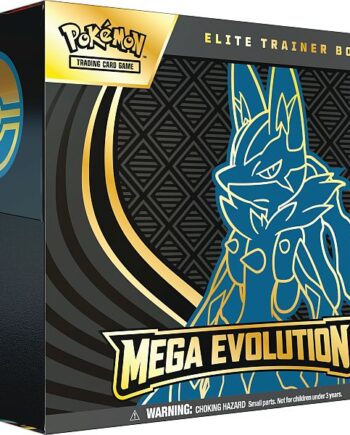 Pokemon Mega Evolution: Base Set Elite Trainer Box  Mega Lucario Riolu  Boks Med   Boosters  Promokort   Tilbeh 195 184