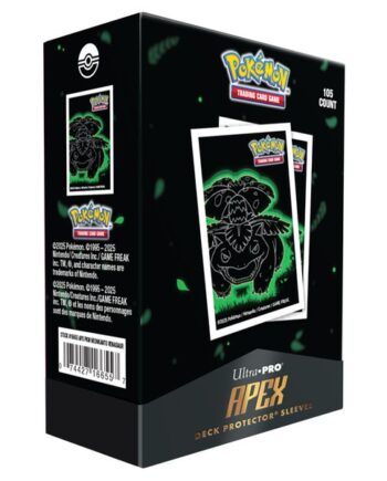 Pokemon Neon Kanto: Venusaur Apex Deck Protector 105 Lommer Ultra Pro Sleeves  16655