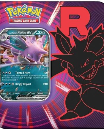 Pokemon Team Rocket   Nidoking Ex Tin  Usa Version