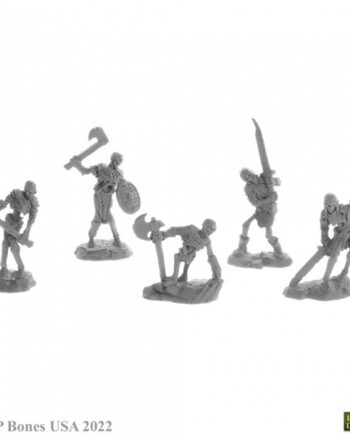Reaper Bones Usa Dungeon Dwellers: Bog Skeletons     Plastic Miniatures
