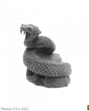 Reaper Bones Usa Dungeon Dwellers: Giant Snake  44078  Plastic Miniature