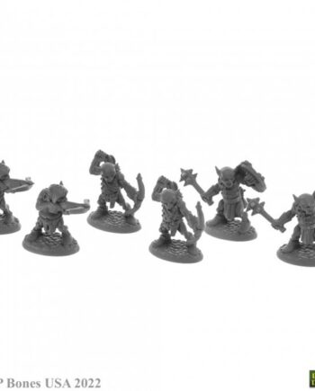 Reaper Bones Usa Dungeon Dwellers: Goblin Pillagers     Plastic Miniatures