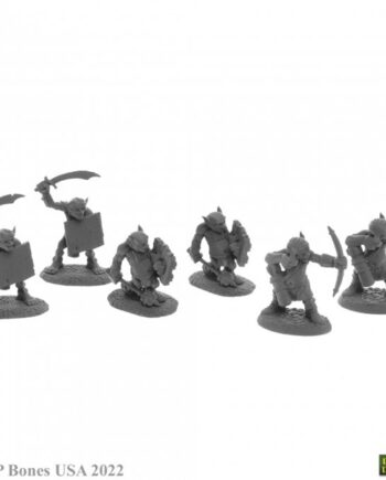Reaper Bones Usa Dungeon Dwellers: Goblin Skirmishers     Plastic Miniatures