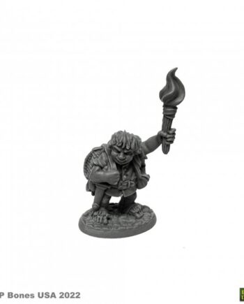 Reaper Bones Usa Dungeon Dwellers: Gus Greenweevil  Halfling Henchman Plastic Miniature