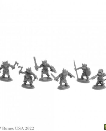 Reaper Bones Usa Dungeon Dwellers: Nightclaw Kobolds     Plastic Miniatures