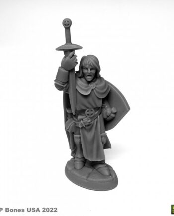 Reaper Bones Usa Dungeon Dwellers: Sir Danarel The Holy Plastic Miniature