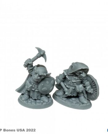 Reaper Bones Usa Reaper Legends: Deep Gnome Rangers     Plastic Miniatures