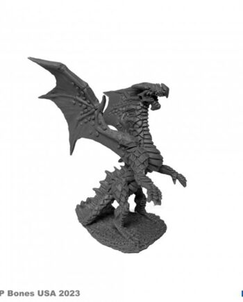 Reaper Bones Usa Reaper Legends: Fire Dragon Hatchling Plastic Miniature